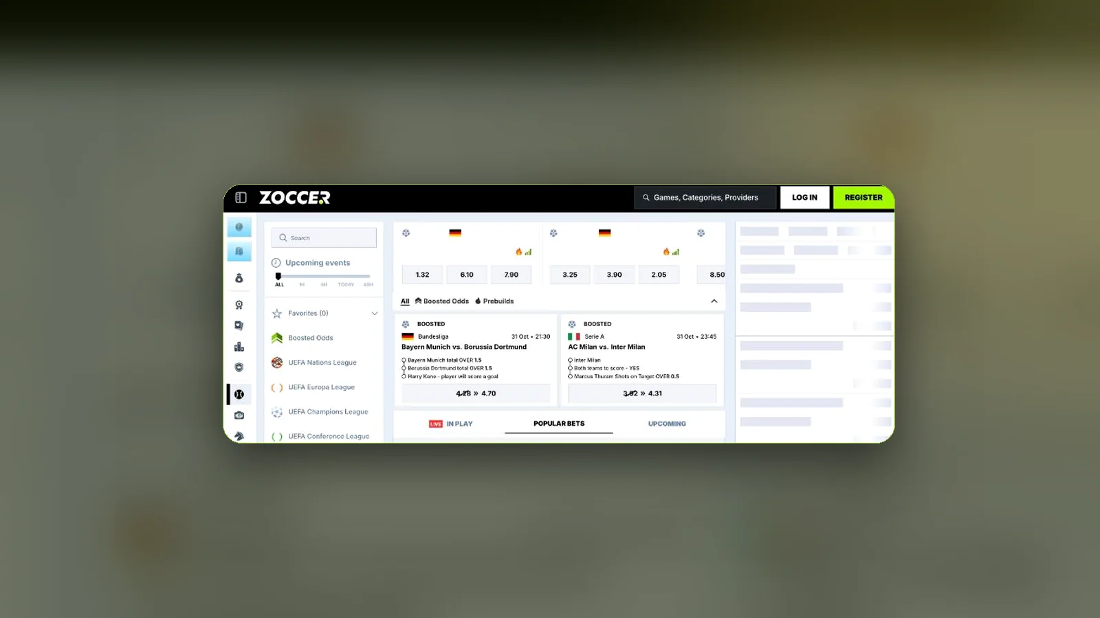 Zoccer scommesse
